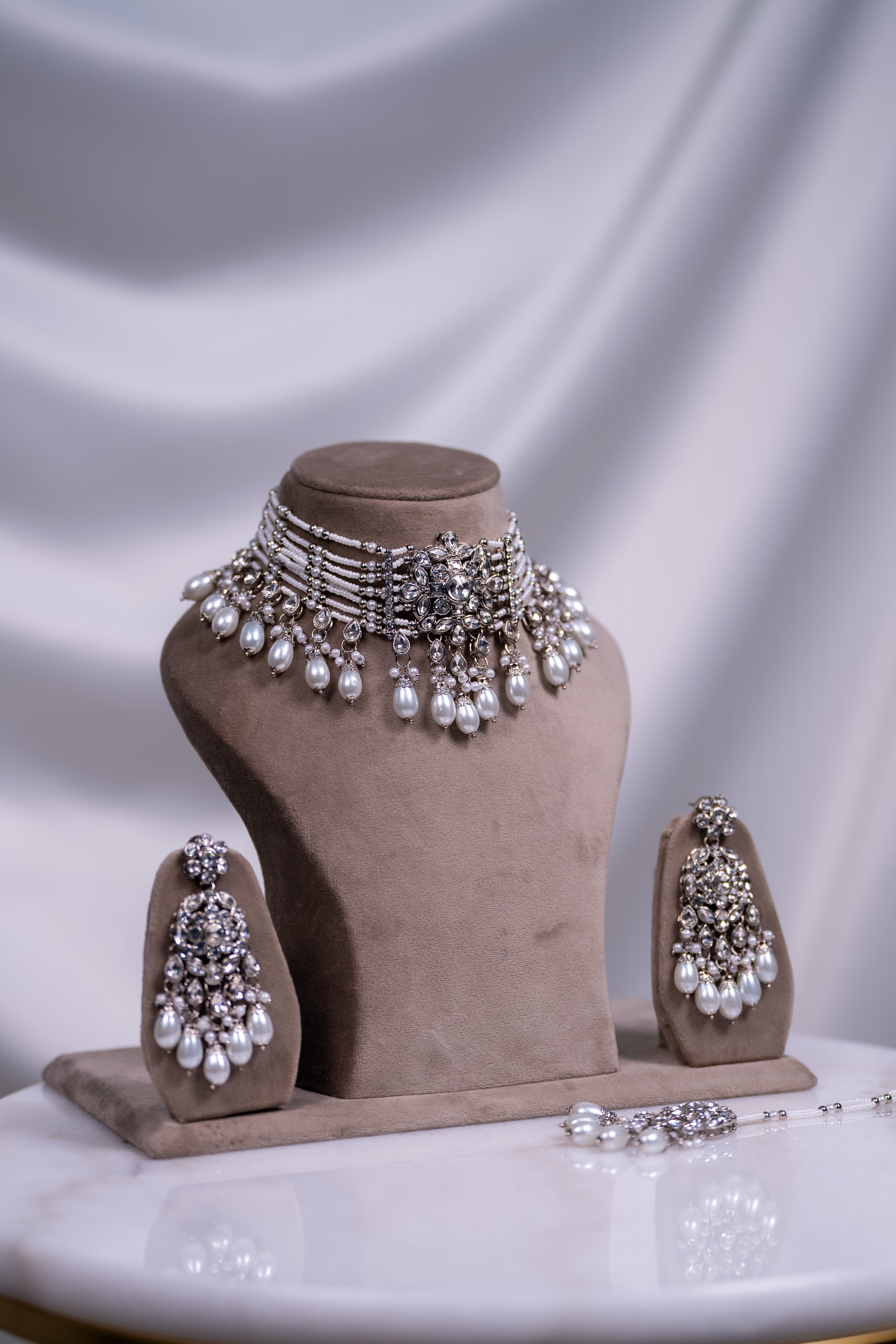 Motiya Necklace Set